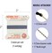 Griffin Silk Bead Cord Perlseide – Size 1 (0.35mm) – 2 Meters per Card – Stainless Steel Needle Attached – for Knotting Pearls, Gemstones, Crystals and Beads